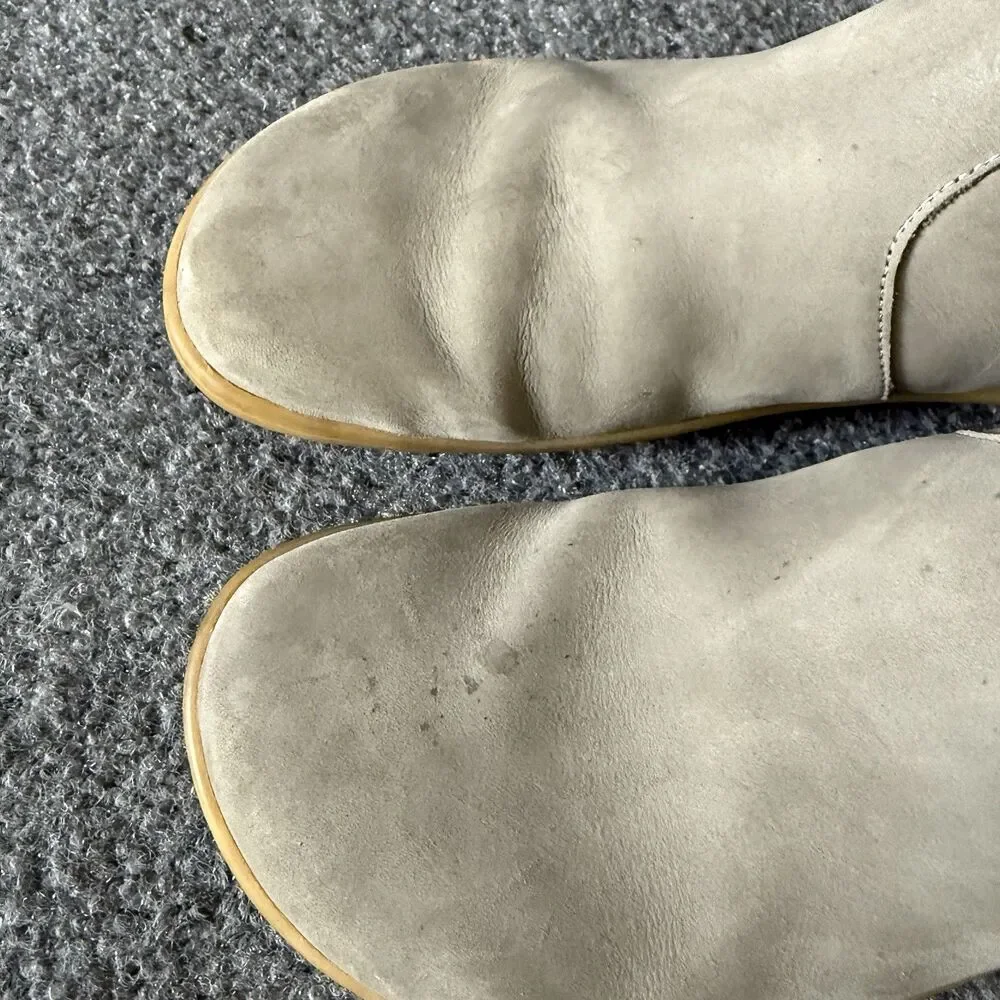 Vivobarefoot Fulham Zinc Nubuck Chelsea Boots Women 37 Minimalist Barefoot Gray